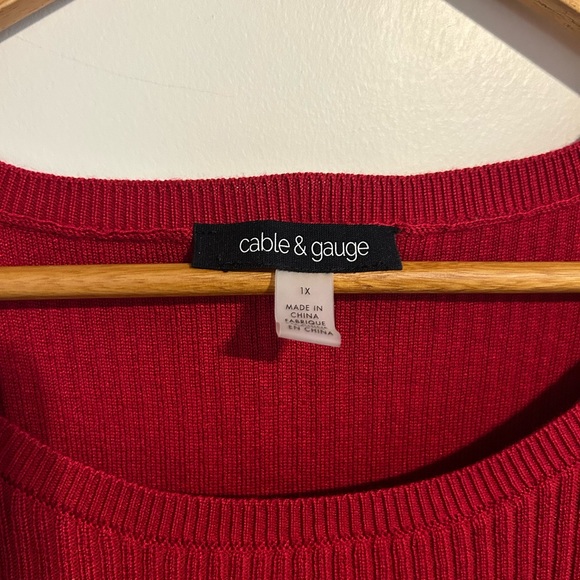Cable & Gauge Long Sleeve Sweater - Picture 2 of 3
